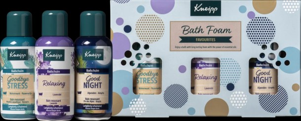 Kneipp Geschenkset Badschuim Favourites - Giftset - Inhoud: 3 x 100ml