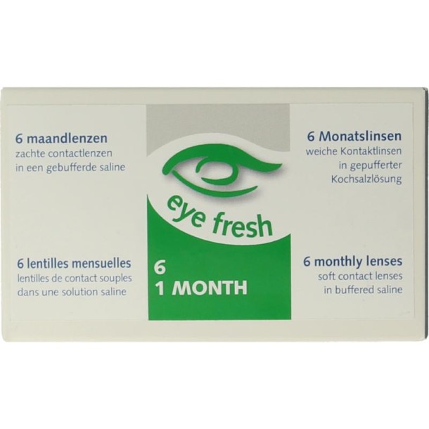 Eyefresh Maandlenzen -4.50 (6 Stuks)