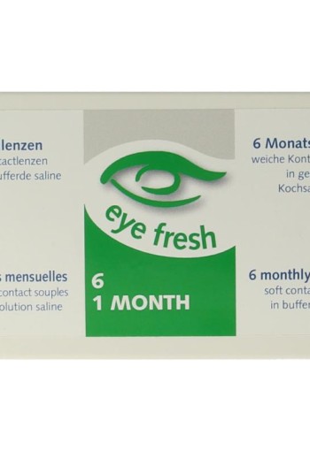 Eyefresh Maandlenzen -4.50 (6 Stuks)