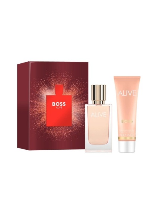 Hugo Boss Alive gift set: Eau de Toilette 50 ml + Body and hand lotion 75 ml