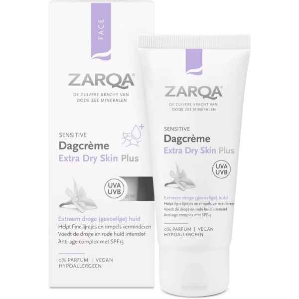 Zarqa Extra Dry Skin Plus SPF15 Sensitive Dagcreme 50 ML