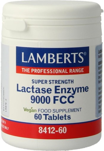 Lamberts Lactase enzym 9000 FCC (60 Tabletten)