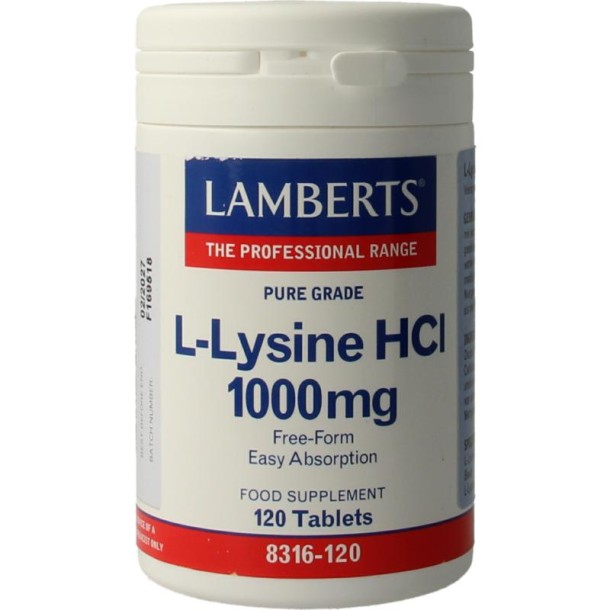 Lamberts L-Lysine 1000mg (120 Tabletten)