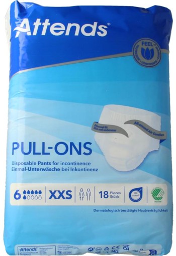 Attends Pull-ons 6 maat XXS (18 Stuks)