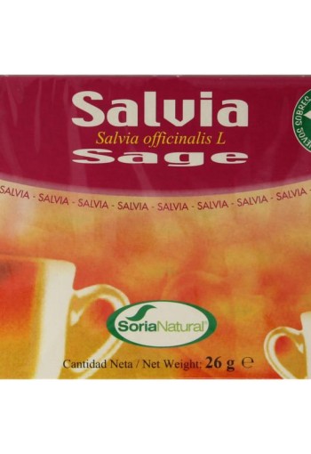 Soria Natural Salvia salie infusie (20 Zakjes)