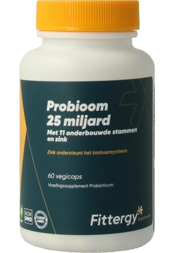 Fittergy Probioom kuur 25 miljard (60 Vegetarische capsules)