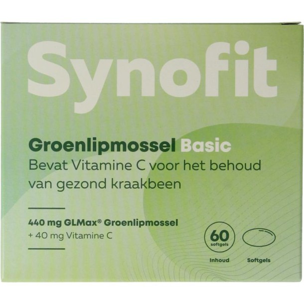 Synofit Groenlipmossel Basic (60 Softgels)