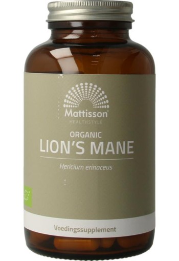 Mattisson Lion's mane 500mg bio (120 Vegetarische capsules)