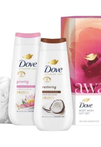 Dove Advanced Care Relaxing Duo Gift Set Awaken Geschenkset