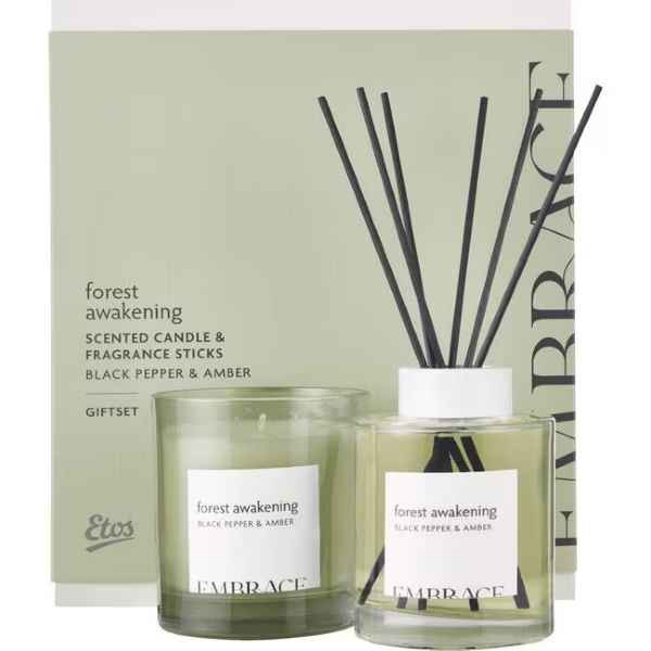 Etos Embrace Forest Awakening Giftset Home Geurstokjes & Geurkaars