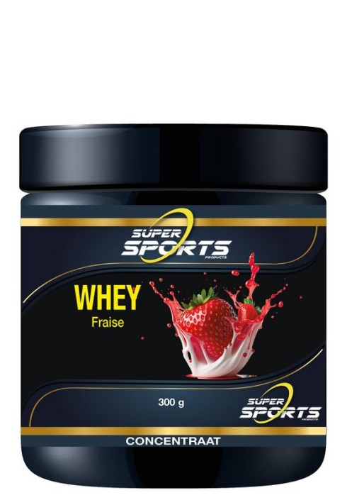 Nutritex Whey proteine aardbei (300 Gram)