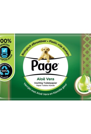 Page Vochtig toiletpapier aloe vera navulling 38 Stuks