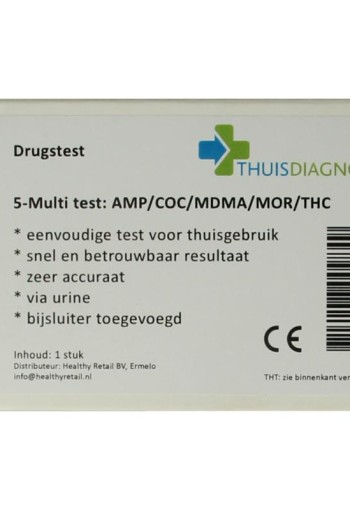 Thuis-Diagnose Drugtest urine 5 soorten drugs (1 Stuks)