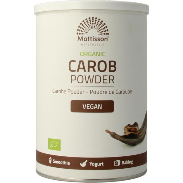 Mattisson Carobe poeder bio (400 Gram)