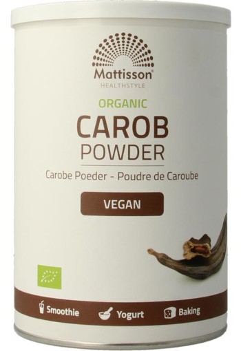 Mattisson Carobe poeder bio (400 Gram)