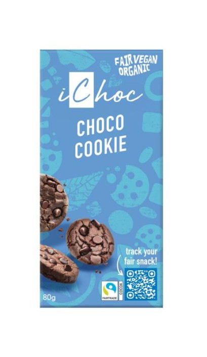 Ichoc Choco cookie vegan bio (80 Gram)