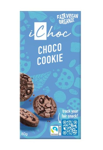 Ichoc Choco cookie vegan bio (80 Gram)