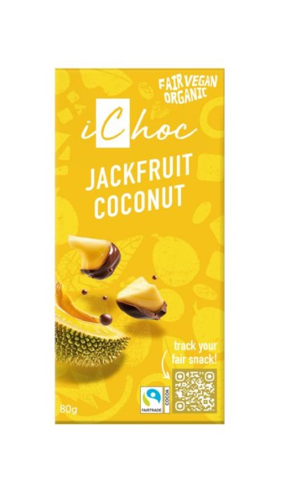 Ichoc Jackfruit coconut bio (80 Gram)