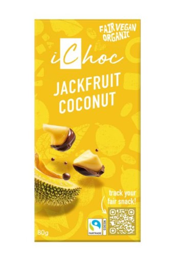 Ichoc Jackfruit coconut bio (80 Gram)