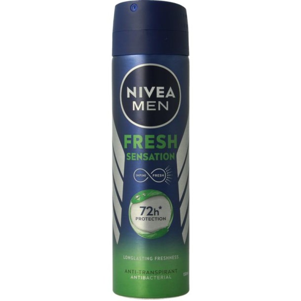 Nivea Men deodorant spray fresh sensation (150 Milliliter)