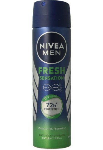 Nivea Men deodorant spray fresh sensation (150 Milliliter)