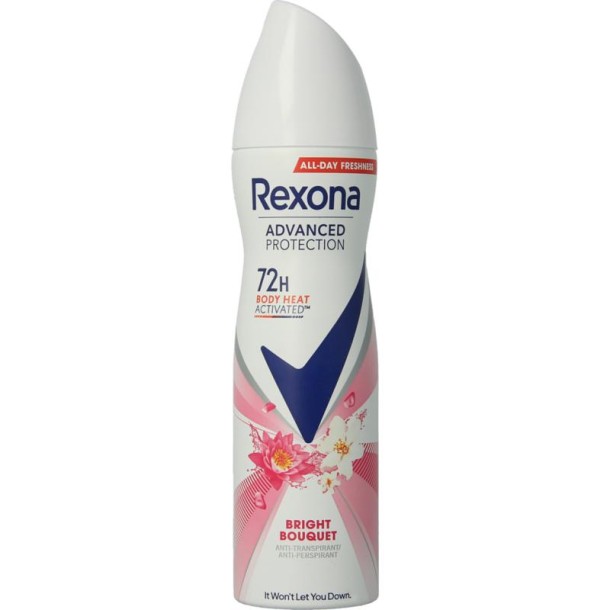 Rexona Deodorant spray 72h bright bouquet (150 Milliliter)