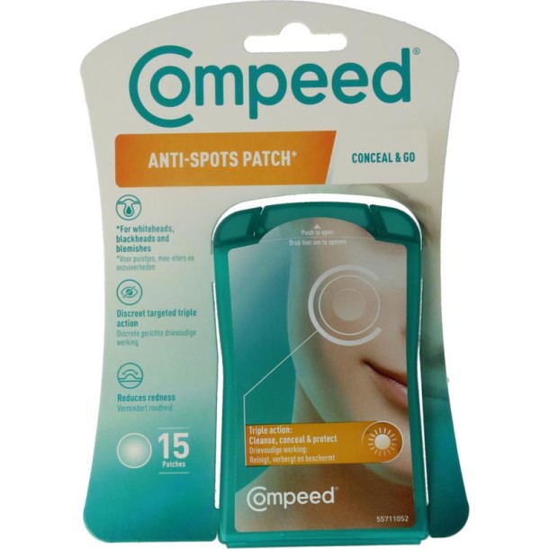 Compeed Anti-Spots conceal & go 15 Stuks