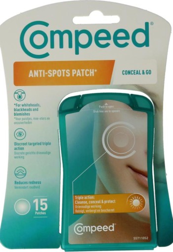 Compeed Anti-Spots conceal & go 15 Stuks