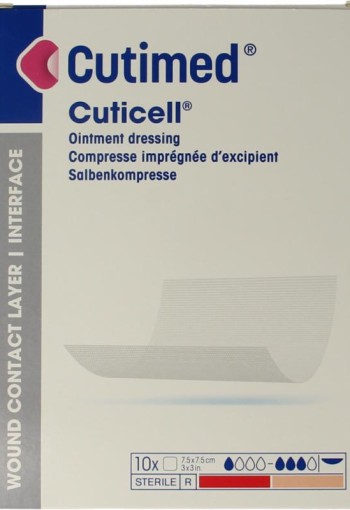 Cuticell Zalfgaas 7.5 x 7.5cm (10 Stuks)