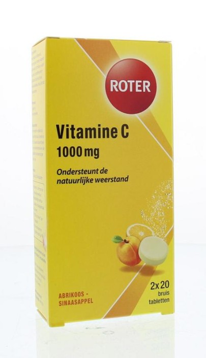 Roter Bruistabletten abr. sin. vit C duopack 40 Bruistabletten