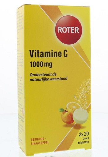 Roter Bruistabletten abr. sin. vit C duopack 40 Bruistabletten