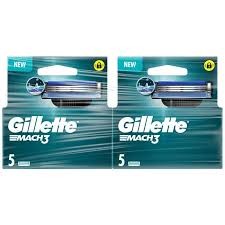 Gillette Mach3 Navulmesjes Duopak 2x5 Stuks Totaal 20 mesjes