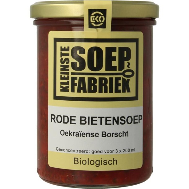 Kleinstesoepfabr Rode bietensoep bio (400 Milliliter)