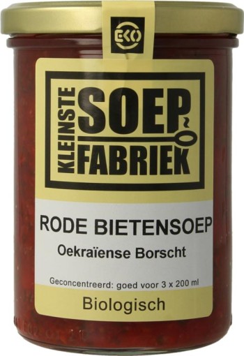 Kleinstesoepfabr Rode bietensoep bio (400 Milliliter)