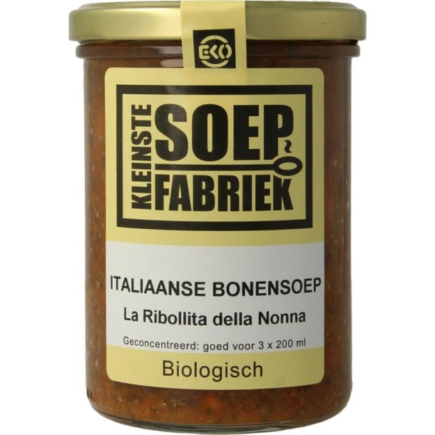 Kleinstesoepfabr Italiaanse bonensoep bio (400 Milliliter)