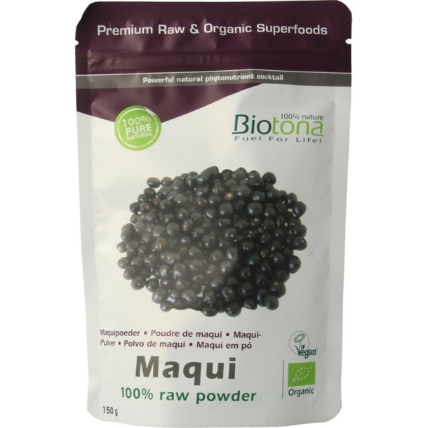 Biotona Maqui raw powder bio (150 Gram)