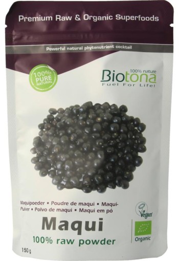 Biotona Maqui raw powder bio (150 Gram)