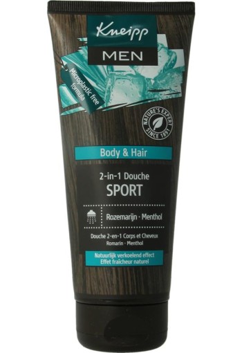 Kneipp Men body & hair 2-in-1 douche sport 200 Milliliter