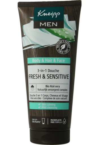 Kneipp Men douche 3 in 1 fresh & sensitive (200 Milliliter)