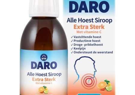 Daro Alle Hoest Siroop extra sterk met vitamine C (150 ml)