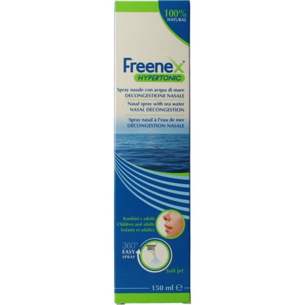 Freenex Seawater hypertonic nasal spray (150 Milliliter)