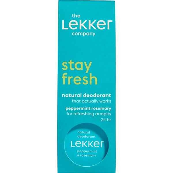 The Lekker Company Pepermunt & Rozemarijn Deodorant Crème 30 gram