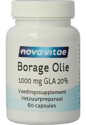 Nova Vitae borage olie 1000mg gla 20%