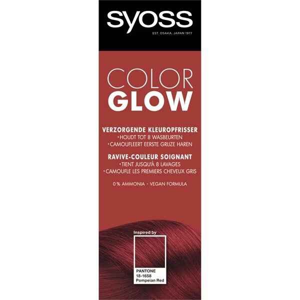 Syoss Color Glow Pompeian Red