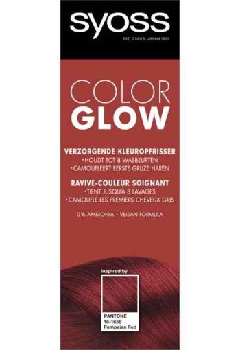 Syoss Color Glow Pompeian Red