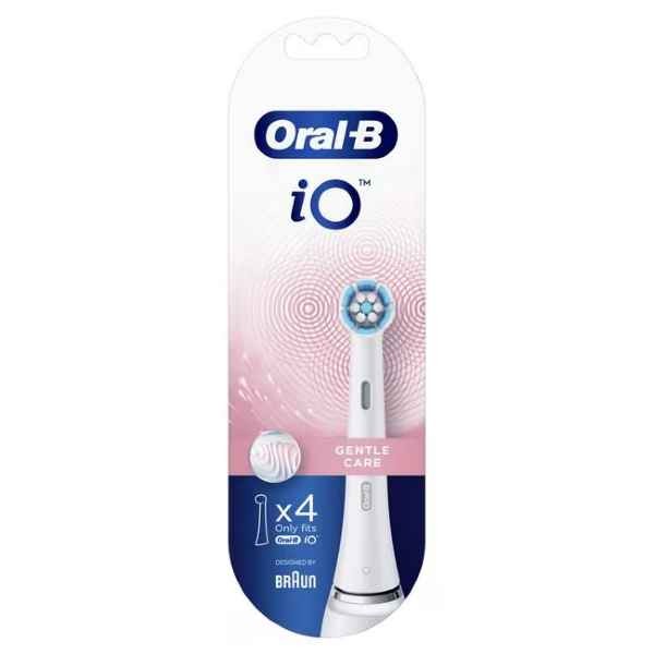 Oral-B iO Gentle Care Opzetborstels Wit 4 Stuks