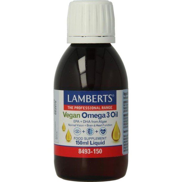 Lamberts Vegan omega 3 olie (150 Milliliter)