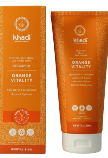 Khadi Shampoo elixer orange vitality (200 Milliliter)