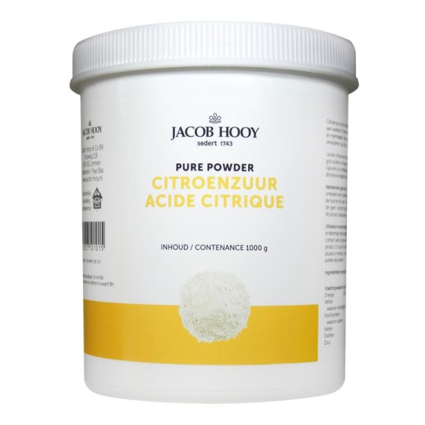 Jacob Hooy Citroenzuur pot (1 Kilogram)