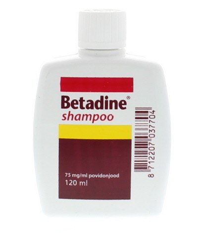 syndroom Lot Actief Betadine Shampoo (120 ml)